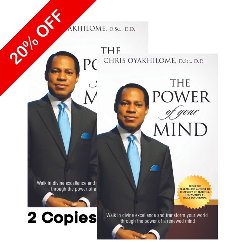 The Power Of Your Mind (2 Copies) book cover, Rev. Dr. Chris Oyakhilome DSc. DSc. DD.
